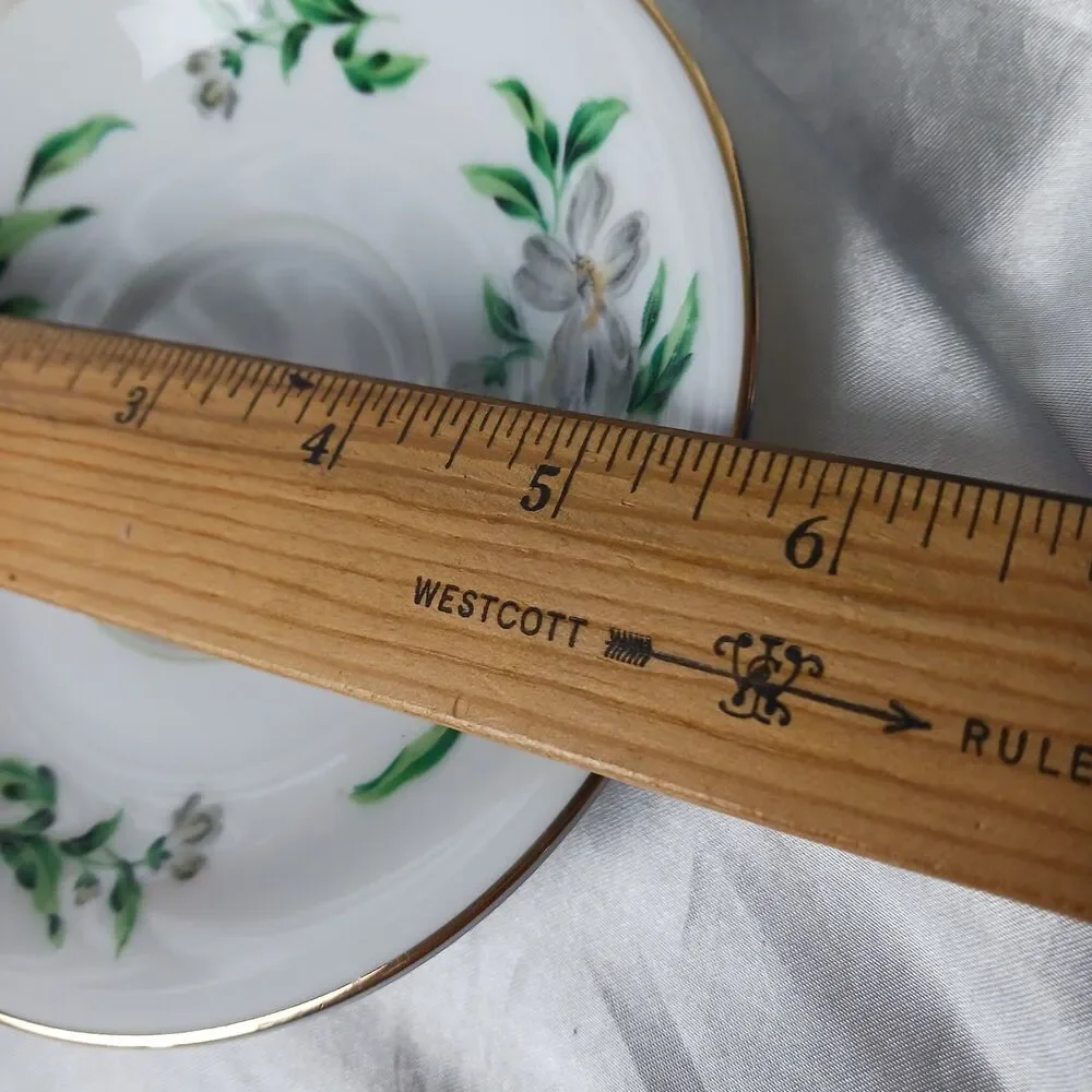 HIRA FINE CHINA JAPAN DESERT GARDENIA SAUCER